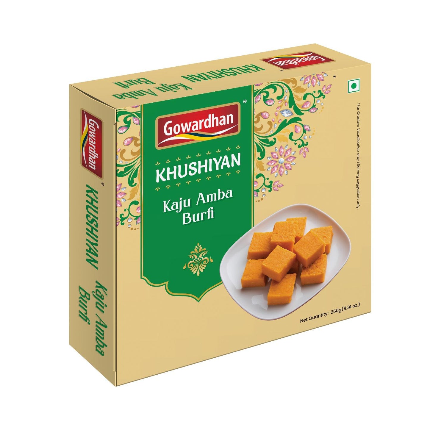 Gowardhan Kaju Amba Burfi 250gm