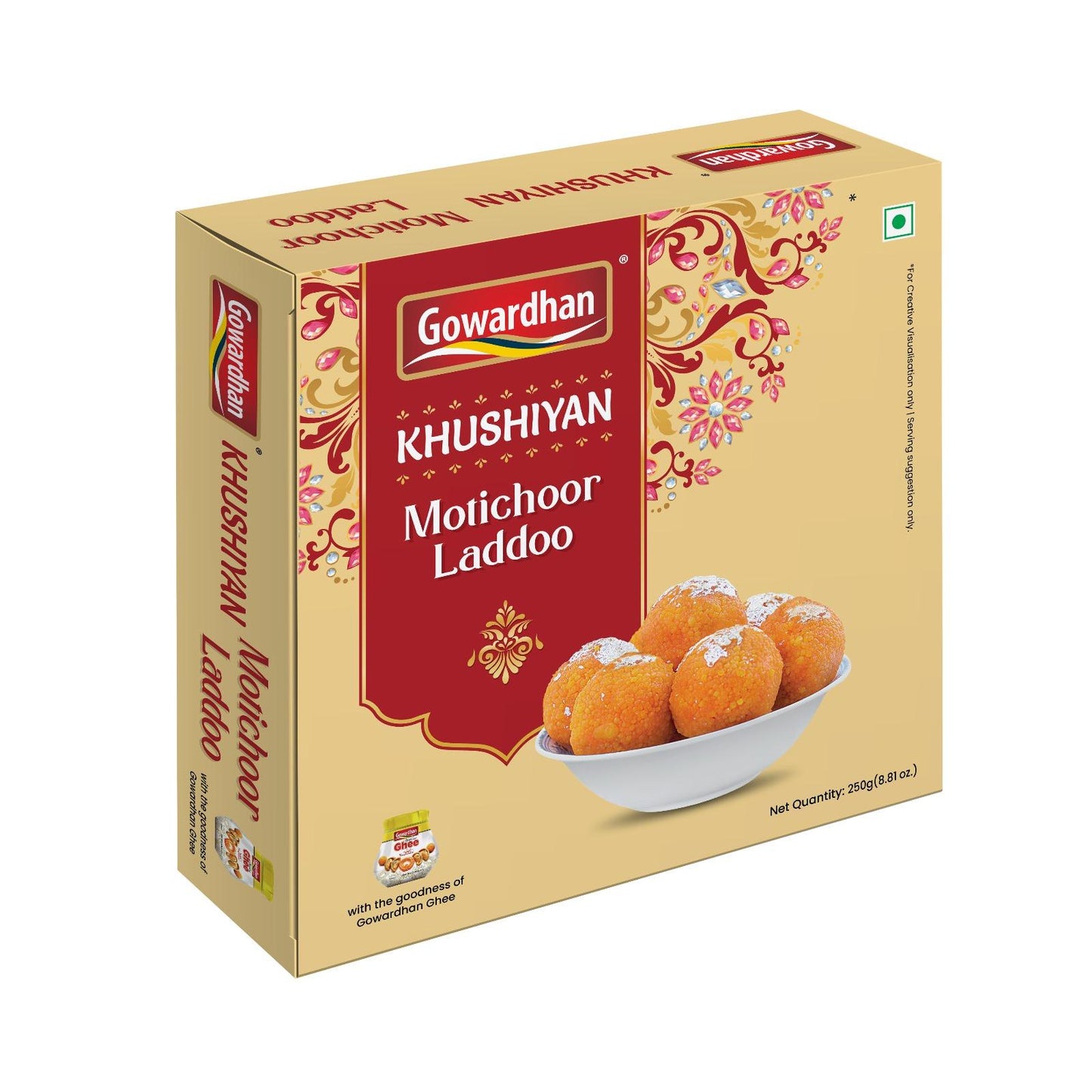 Gowardhan Motichur ladoo 250gm