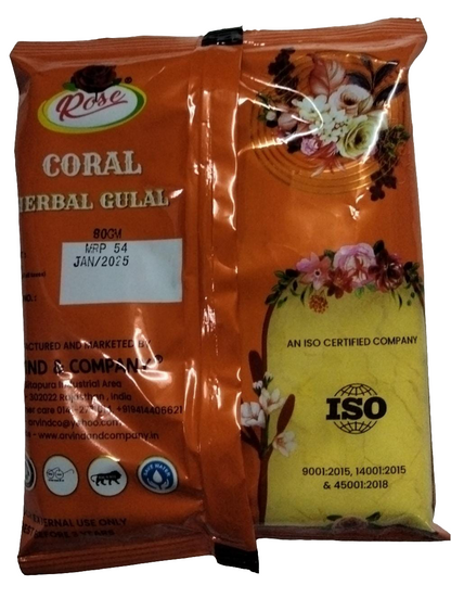 Holi Colors organic (Pack of 5 - 80g each)